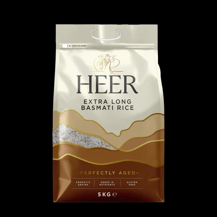 Heer Extra Long Grain Basmati Rice 10kg