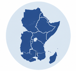 East Africa regional map