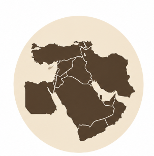 Middle East regional map
